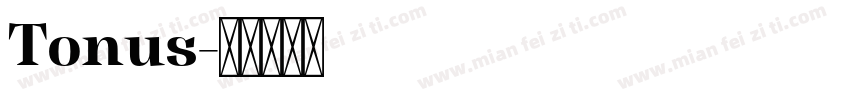 Tonus字体转换