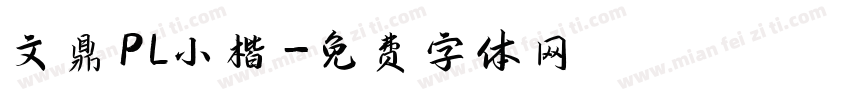 文鼎PL小楷字体转换