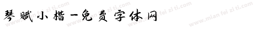 琴赋小楷字体转换