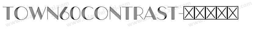 Town60Contrast字体转换
