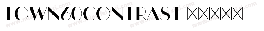 Town60Contrast字体转换