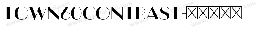 Town60Contrast字体转换