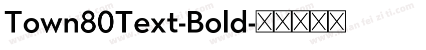 Town80Text-Bold字体转换