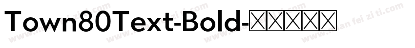 Town80Text-Bold字体转换
