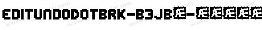 EditUndoDotBrk-B3JB下字体转换