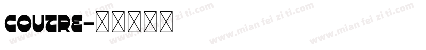COUTRE字体转换