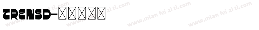TRENSD字体转换