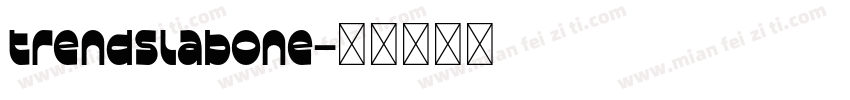 trendslabone字体转换
