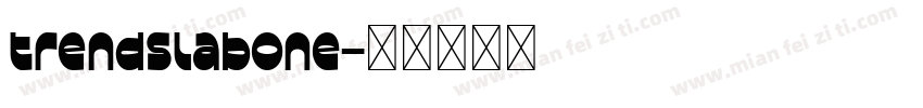 trendslabone字体转换