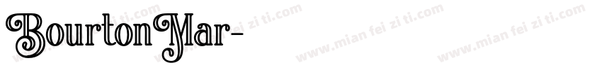 BourtonMar字体转换