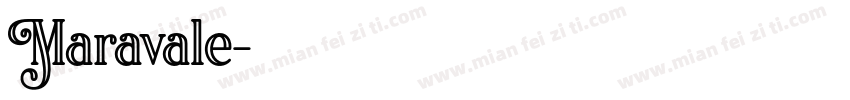 Maravale字体转换