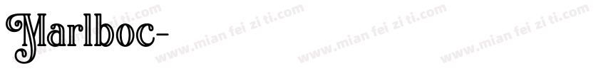 Marlboc字体转换