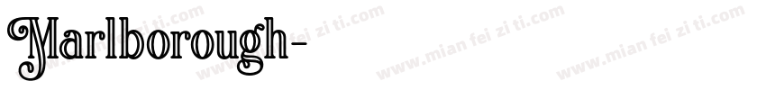 Marlborough字体转换