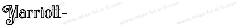 Marriott字体转换
