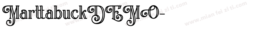 MarttabuckDEMO字体转换