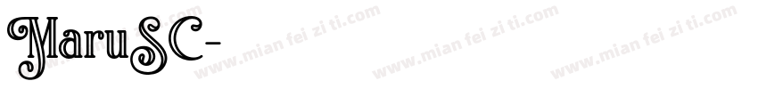 MaruSC字体转换