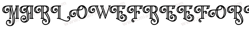 MARLOWEFREEFORPERSON字体转换
