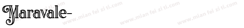 Maravale字体转换
