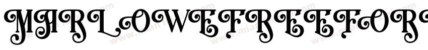 MARLOWEFREEFORPERSON字体转换