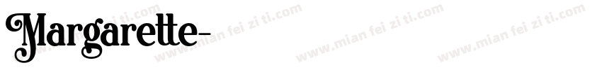 Margarette字体转换