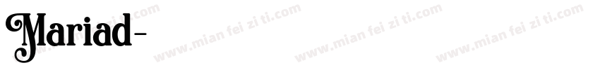 Mariad字体转换