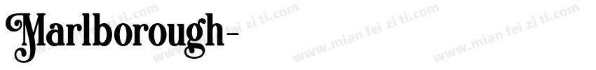 Marlborough字体转换