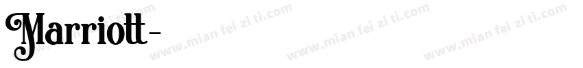 Marriott字体转换