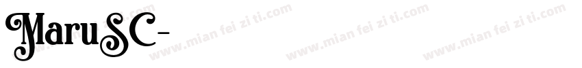 MaruSC字体转换