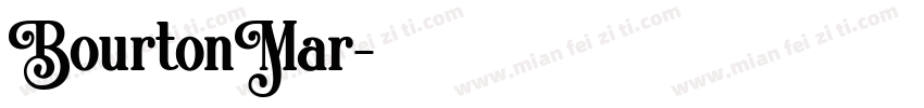 BourtonMar字体转换