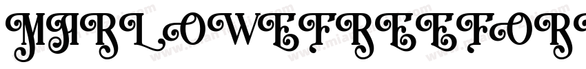MARLOWEFREEFORPERSON字体转换