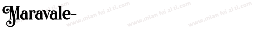Maravale字体转换