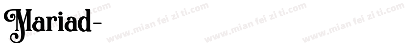 Mariad字体转换