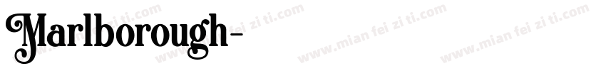 Marlborough字体转换