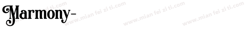 Marmony字体转换