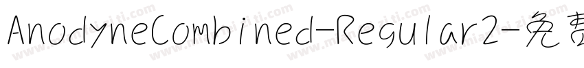 AnodyneCombined-Regular2字体转换