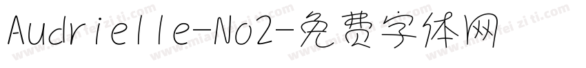 Audrielle-No2字体转换