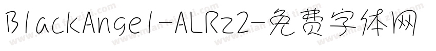 BlackAngel-ALRz2字体转换