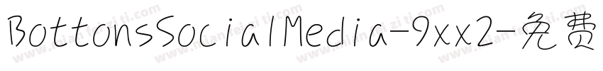 BottonsSocialMedia-9xx2字体转换