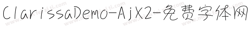 ClarissaDemo-AjX2字体转换
