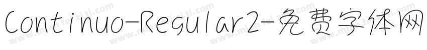 Continuo-Regular2字体转换