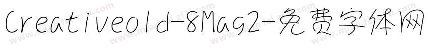 Creativeold-8Mag2字体转换