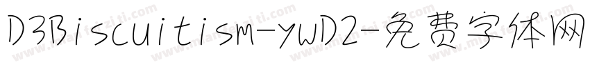 D3Biscuitism-ywD2字体转换