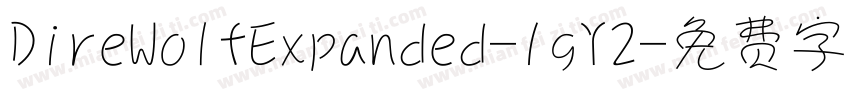 DireWolfExpanded-1gY2字体转换