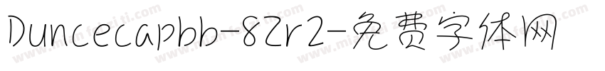 Duncecapbb-8Zr2字体转换