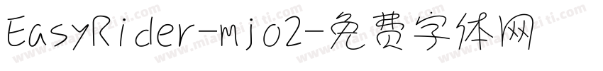 EasyRider-mjo2字体转换