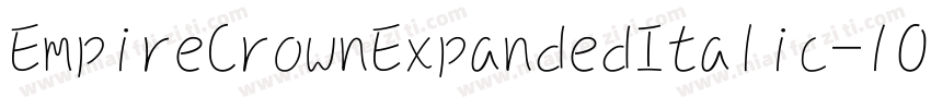 EmpireCrownExpandedItalic-1Ol2字体转换