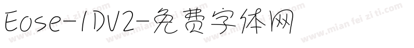 Eose-1DV2字体转换