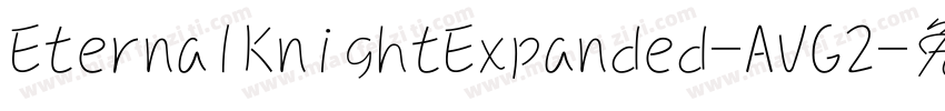 EternalKnightExpanded-AVG2字体转换