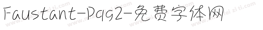 Faustant-Pqg2字体转换