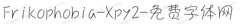 Frikophobia-Xpy2字体转换